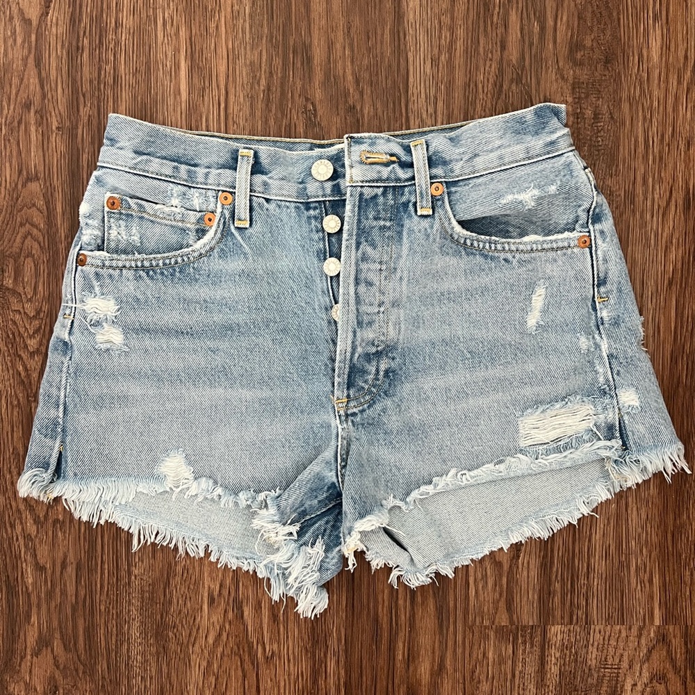 AGOLDE Parker Vintage Cut Off Short, size 24
